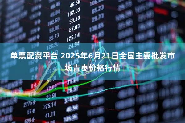 单票配资平台 2025年6月21日全国主要批发市场青枣价格行情