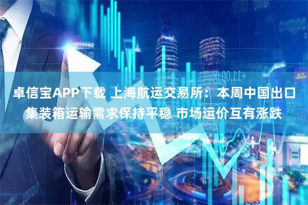卓信宝APP下载 上海航运交易所：本周中国出口集装箱运输需求保持平稳 市场运价互有涨跌