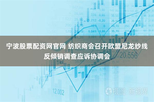 宁波股票配资网官网 纺织商会召开欧盟尼龙纱线反倾销调查应诉协调会