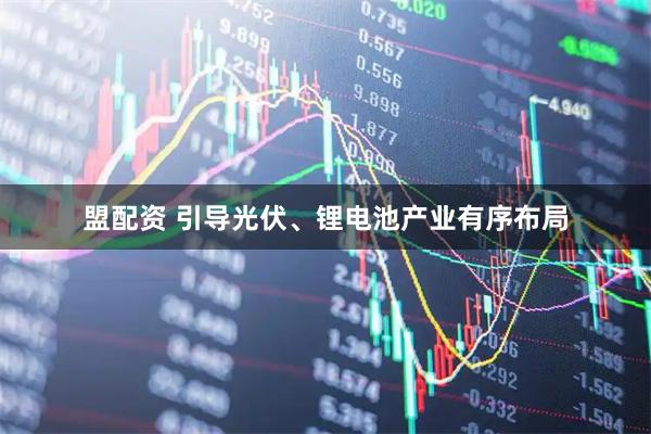 盟配资 引导光伏、锂电池产业有序布局
